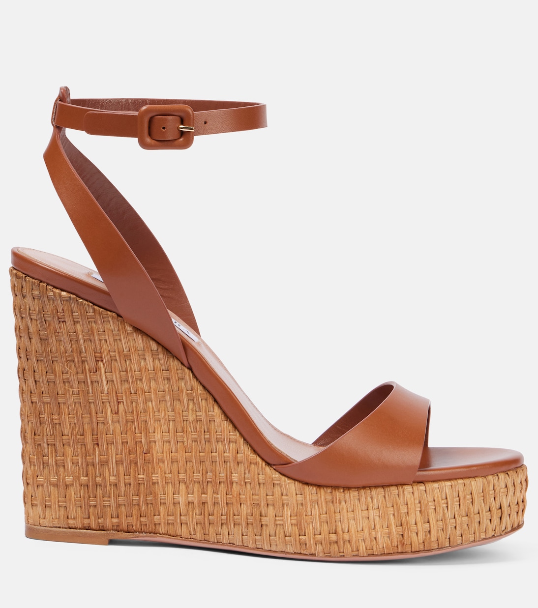Wedge-Sandalen Sunseeker 110 aus Leder | Aquazzura