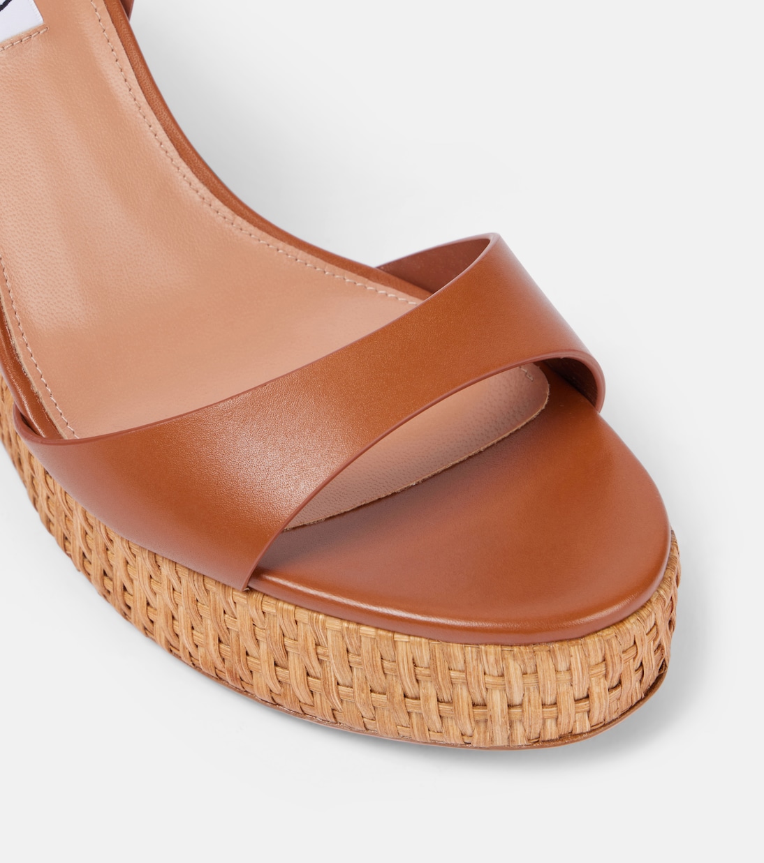 Wedge-Sandalen Sunseeker 110 aus Leder | Aquazzura