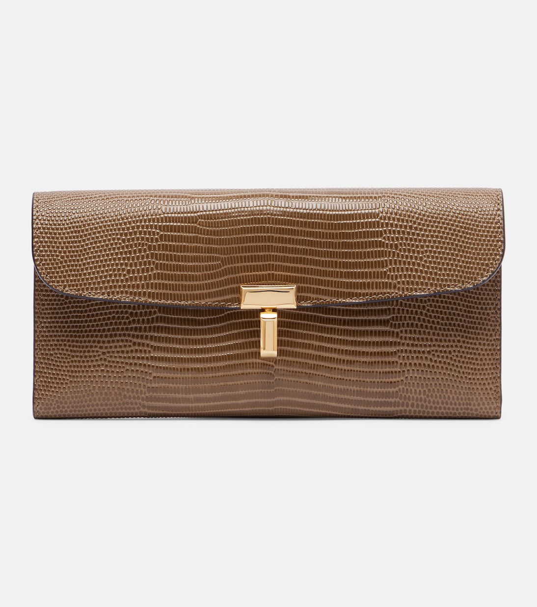 T-Lock embossed leather wallet | Toteme
