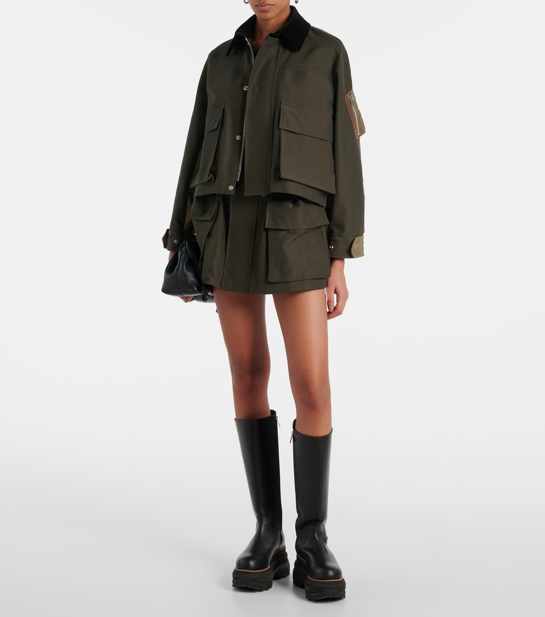 Shorts en mezcla de algodón | Sacai