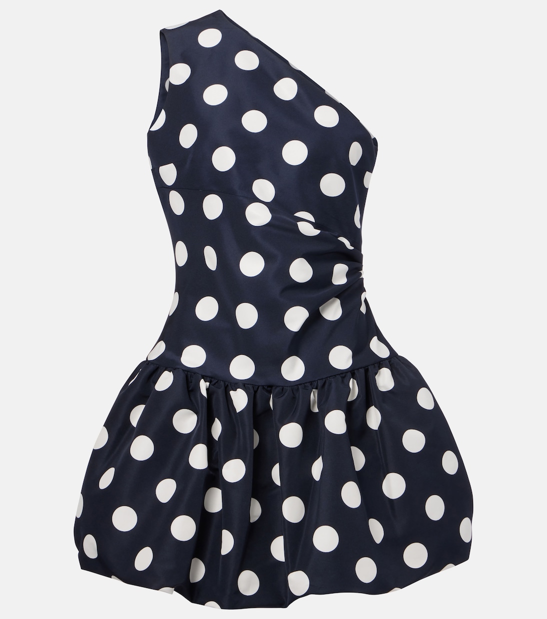 Robe ballon asymétrique à pois | Patou
