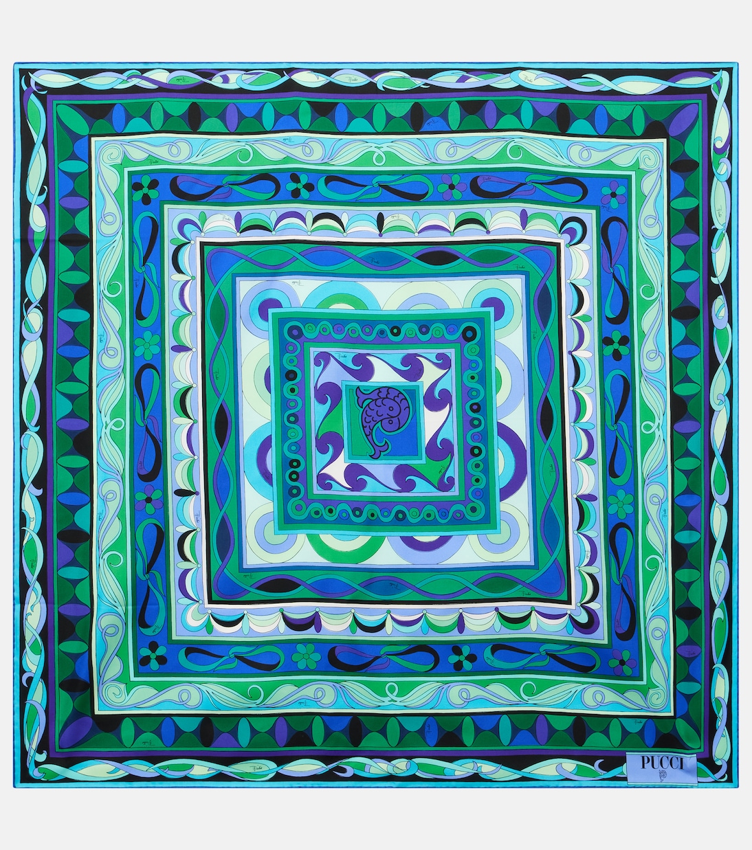 Sciarpa in twill di seta con stampa | Pucci
