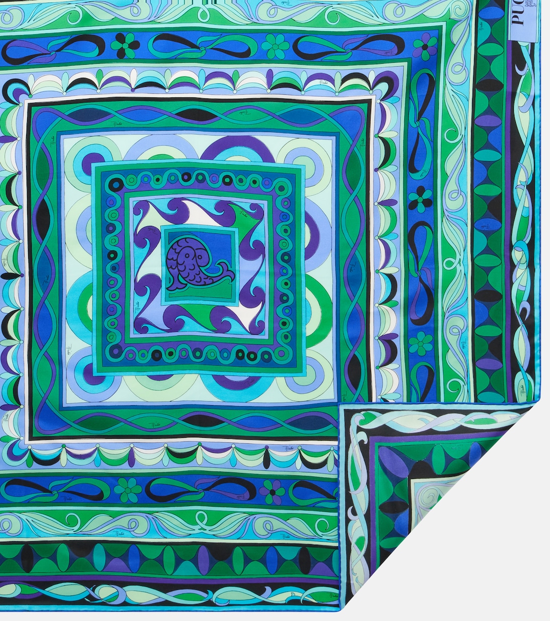 Sciarpa in twill di seta con stampa | Pucci