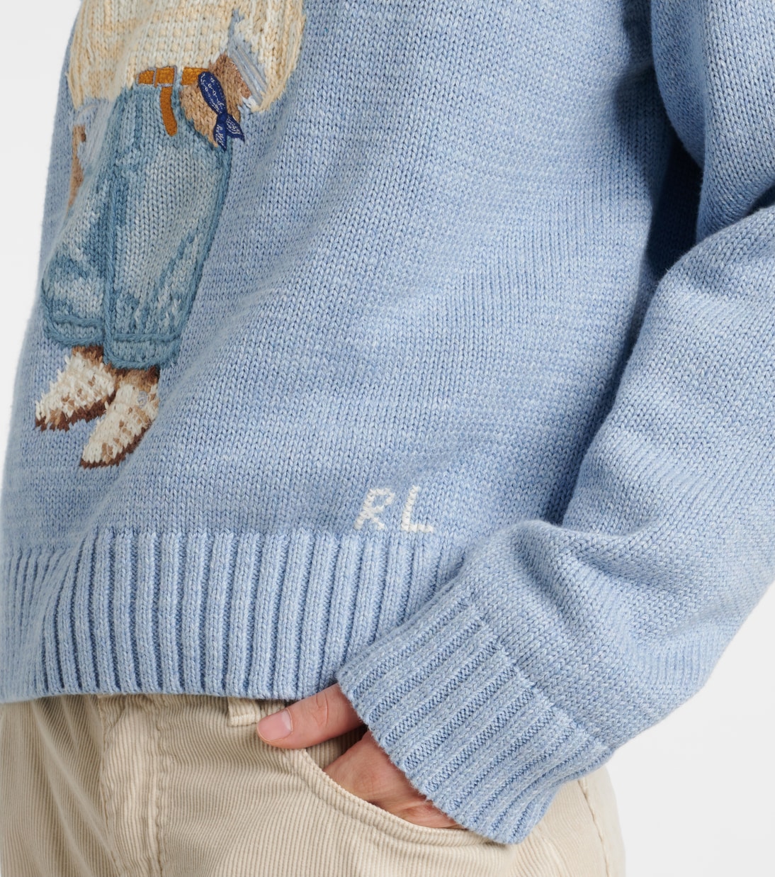 Jersey Polo Bear de algodón en intarsia | Polo Ralph Lauren