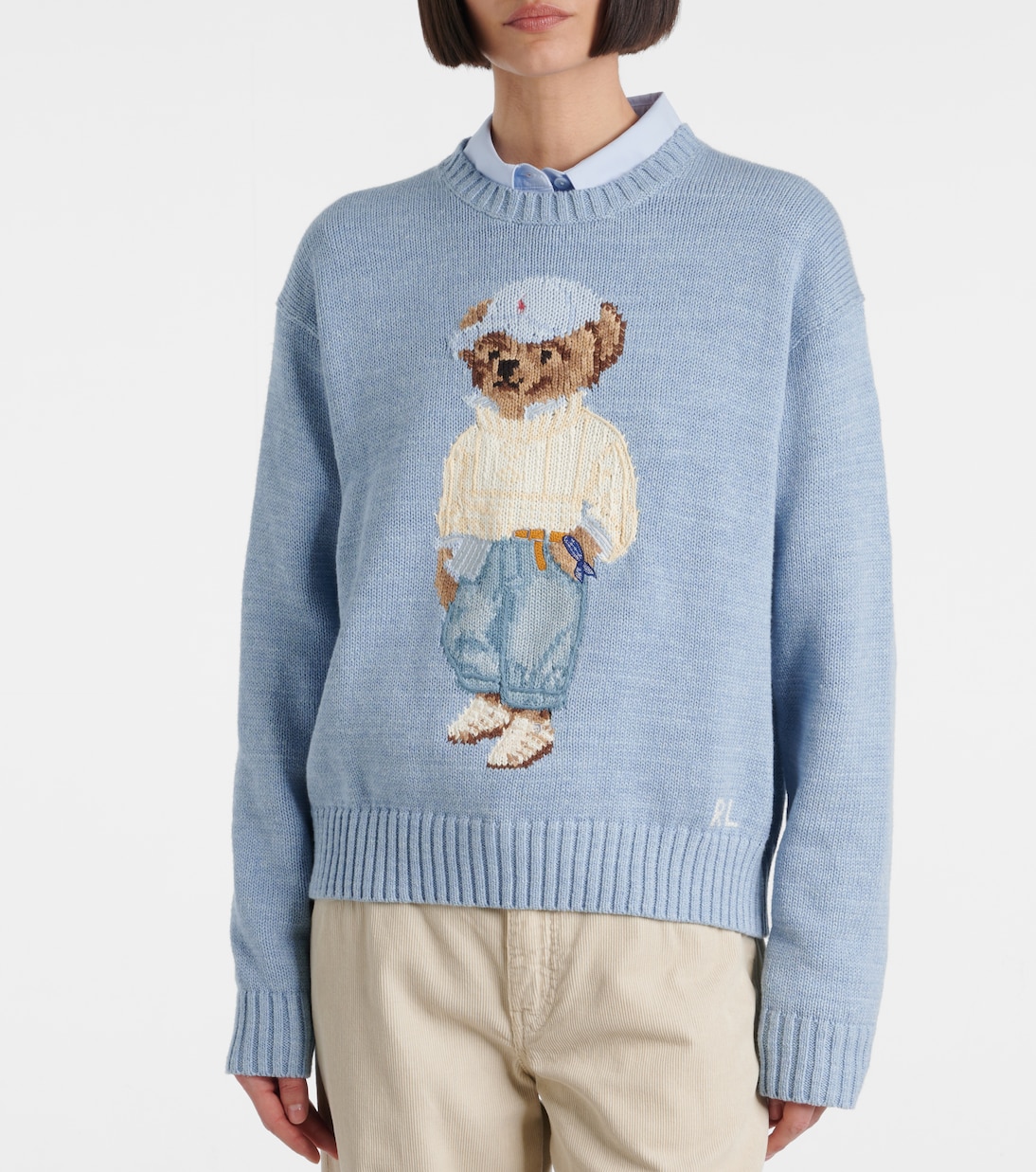Jersey Polo Bear de algodón en intarsia | Polo Ralph Lauren