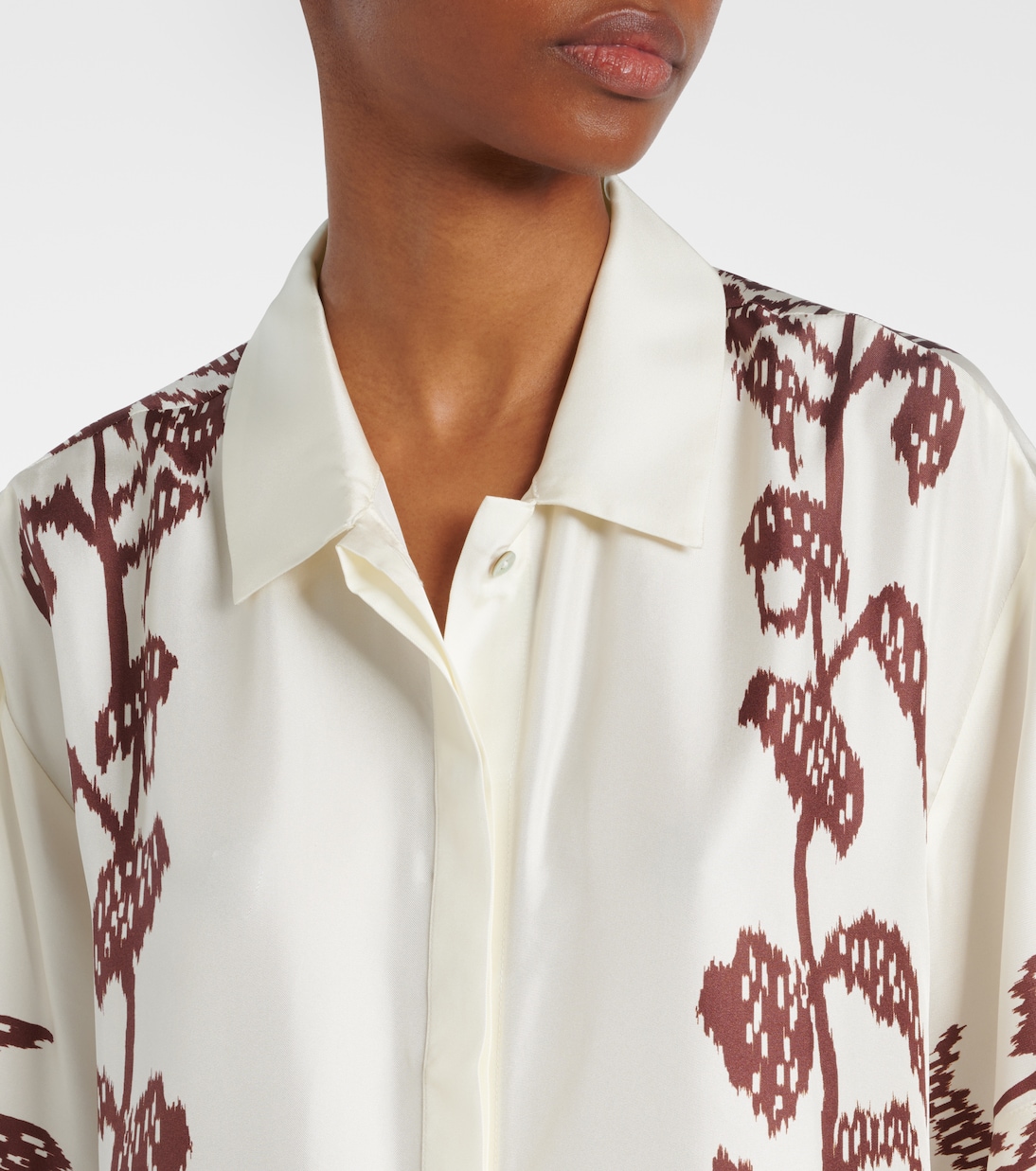 Camicia Montauk in twill di seta | Asceno