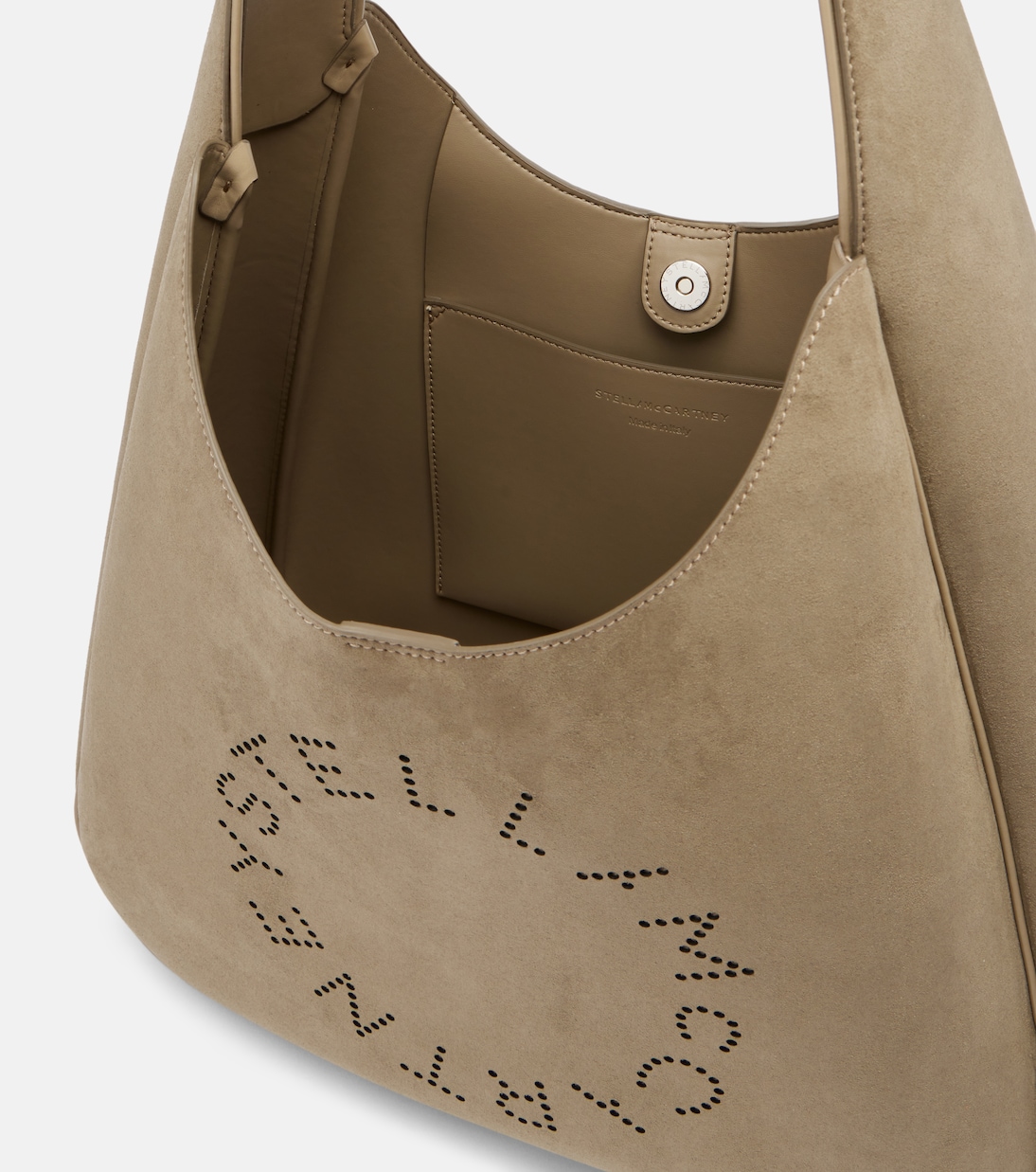 Sac en daim synthétique à logo | Stella McCartney