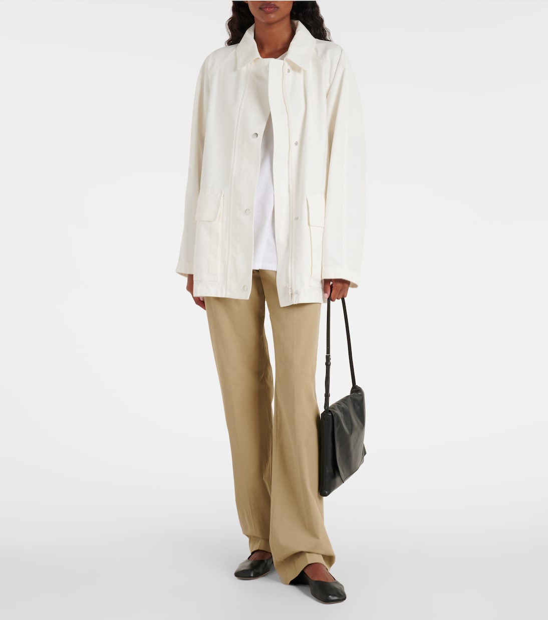 Nan leather shoulder bag | The Row