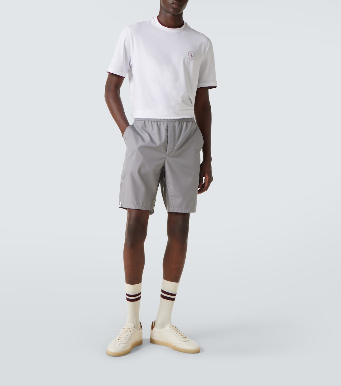Logo jersey T-shirt | Brunello Cucinelli