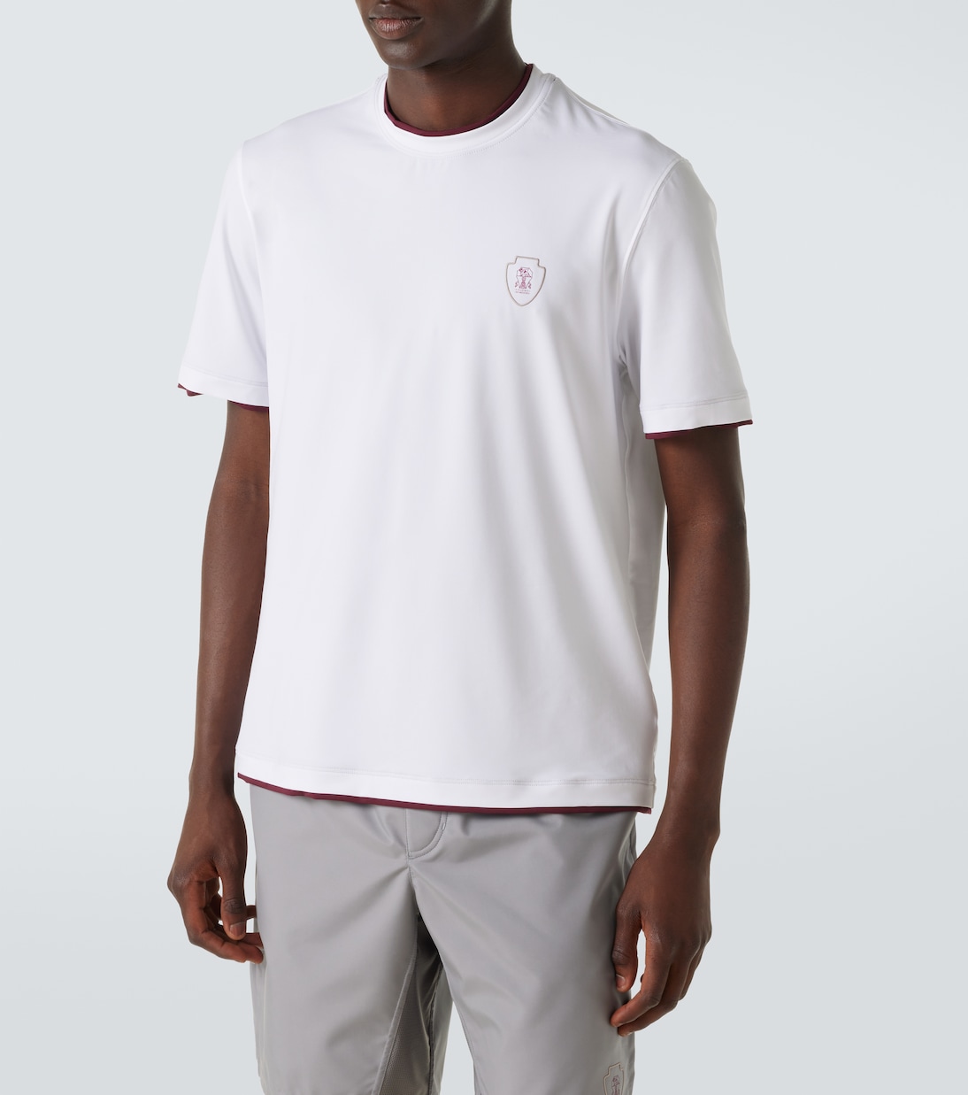 Logo jersey T-shirt | Brunello Cucinelli