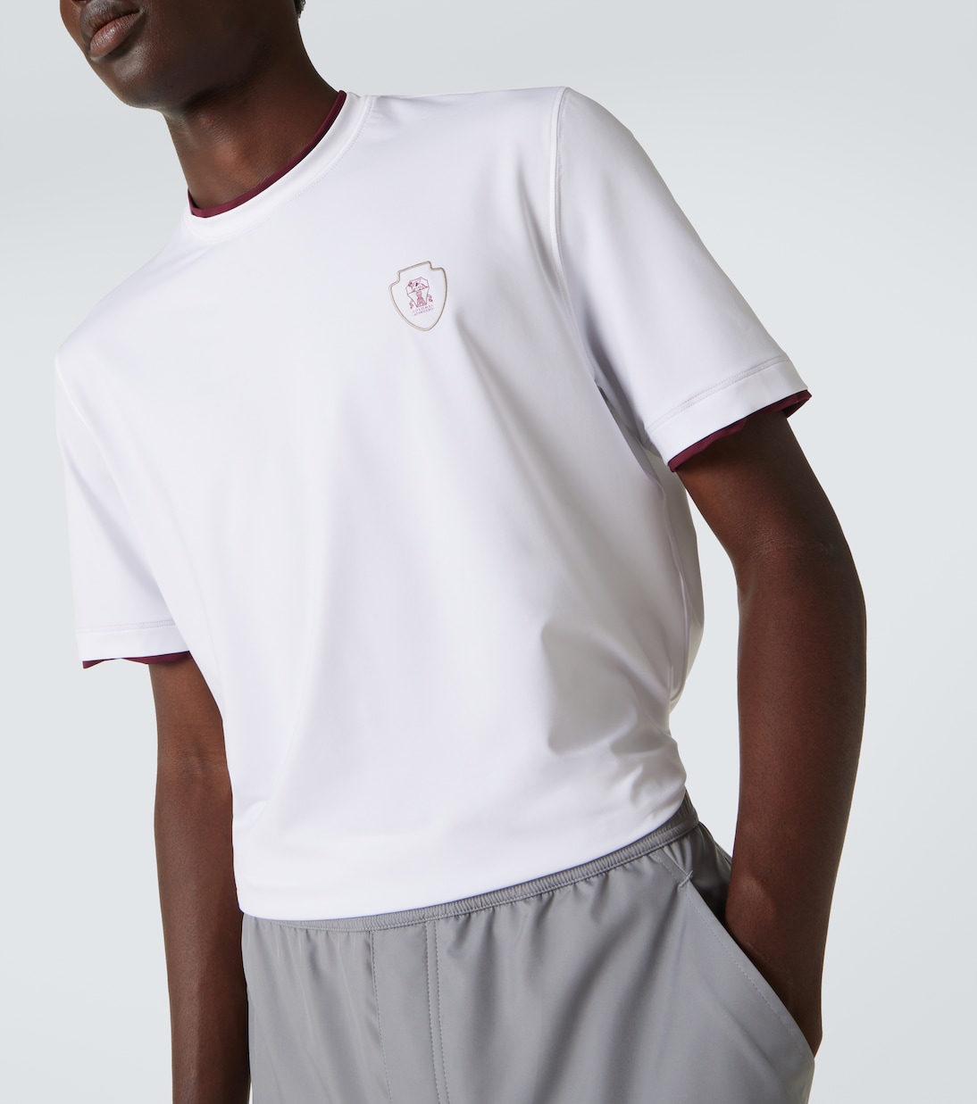Logo jersey T-shirt | Brunello Cucinelli
