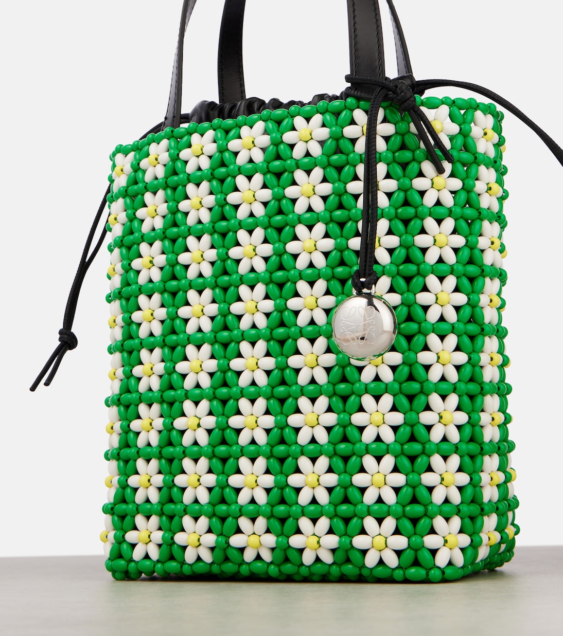 Cabas Paula's Ibiza Mini à perles fantaisie | Loewe