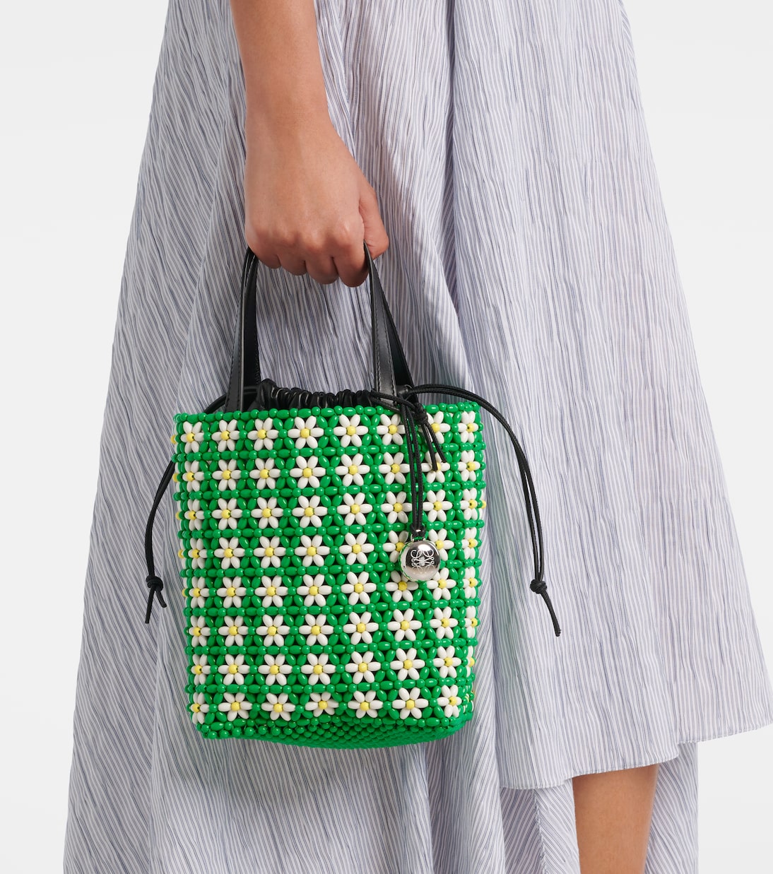 Cabas Paula's Ibiza Mini à perles fantaisie | Loewe
