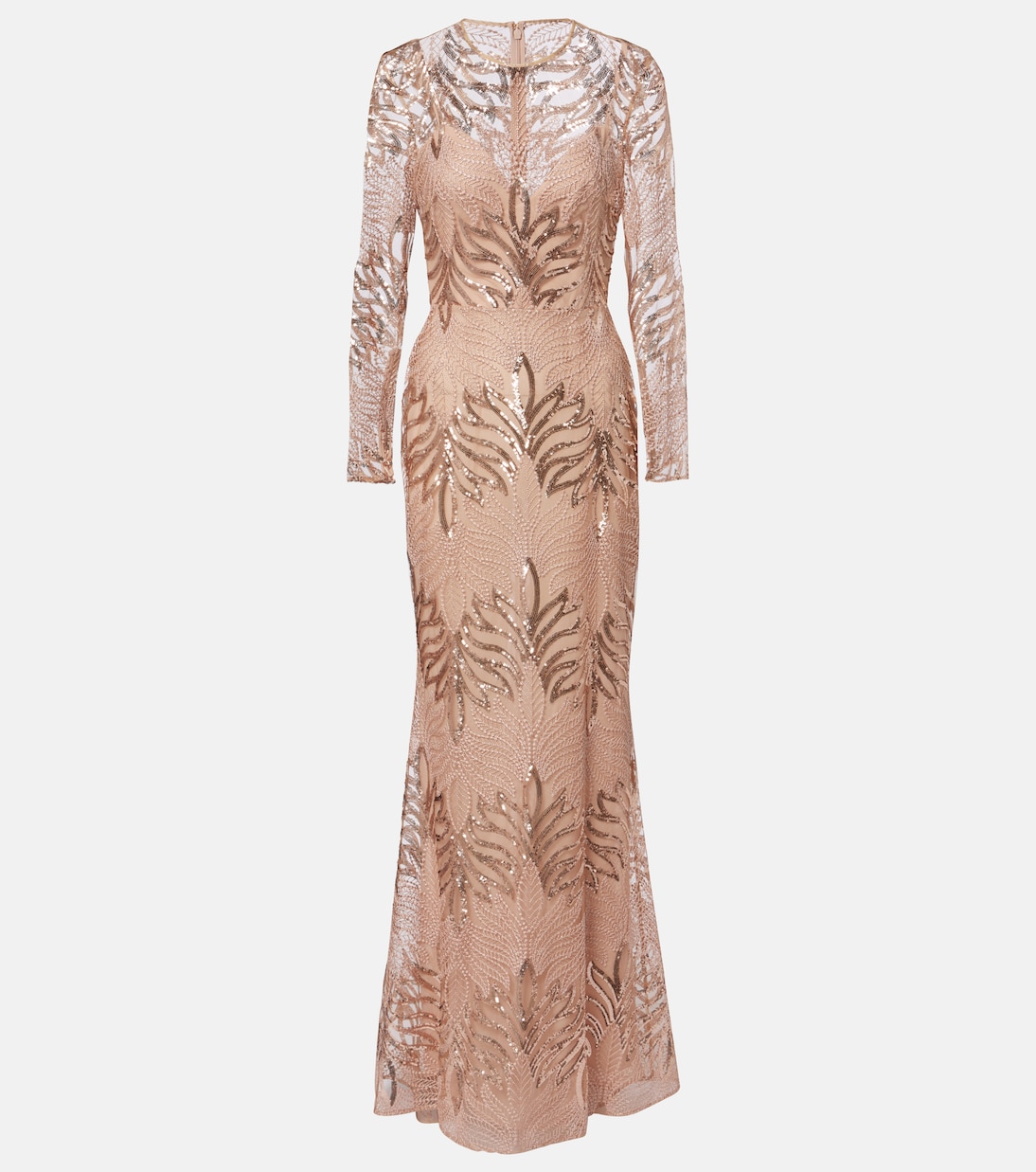 Embroidered sequined tulle gown | Elie Saab