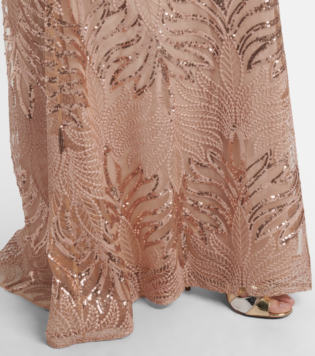 Embroidered sequined tulle gown | Elie Saab