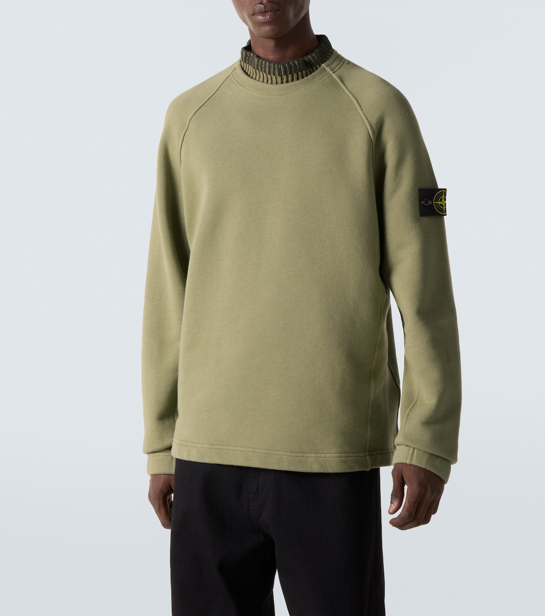Compass cotton fleece sweatshirt | Stone Island