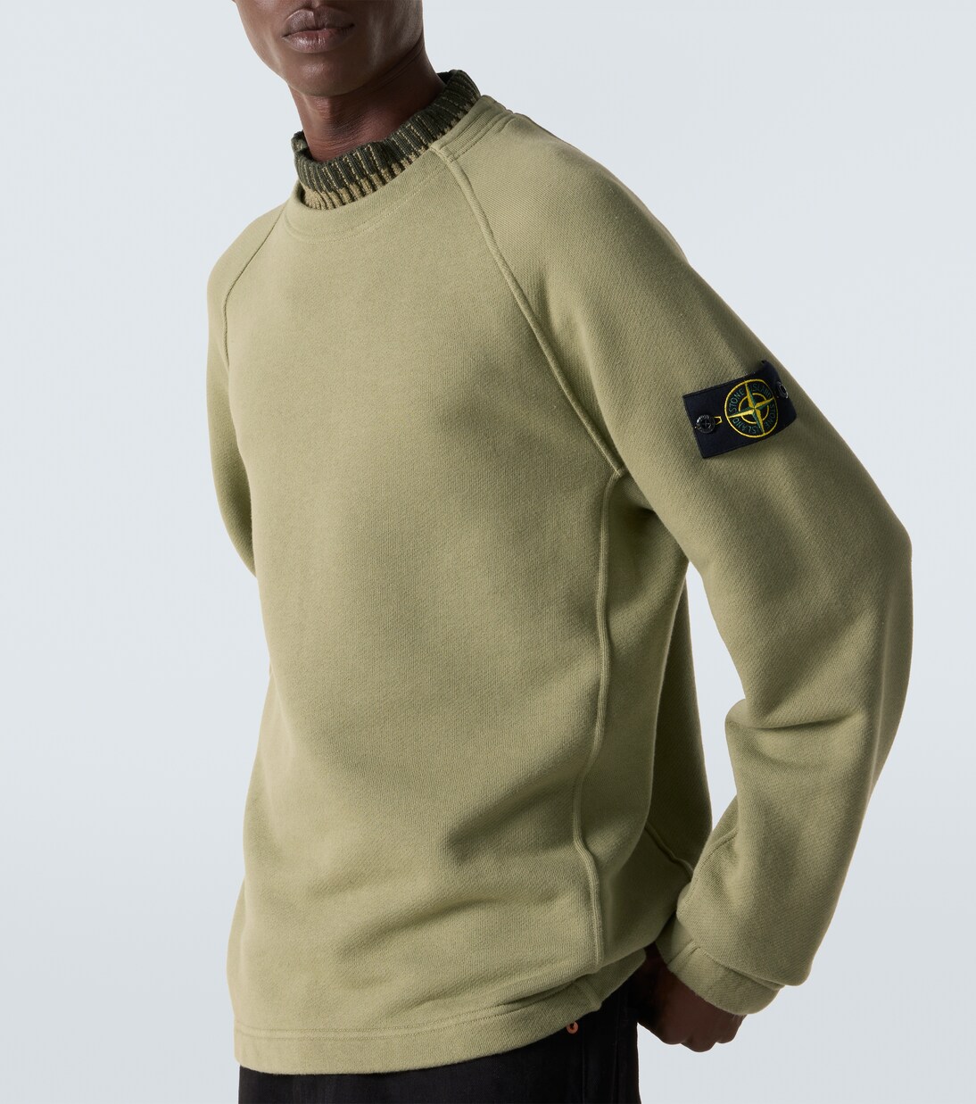 Compass cotton fleece sweatshirt | Stone Island
