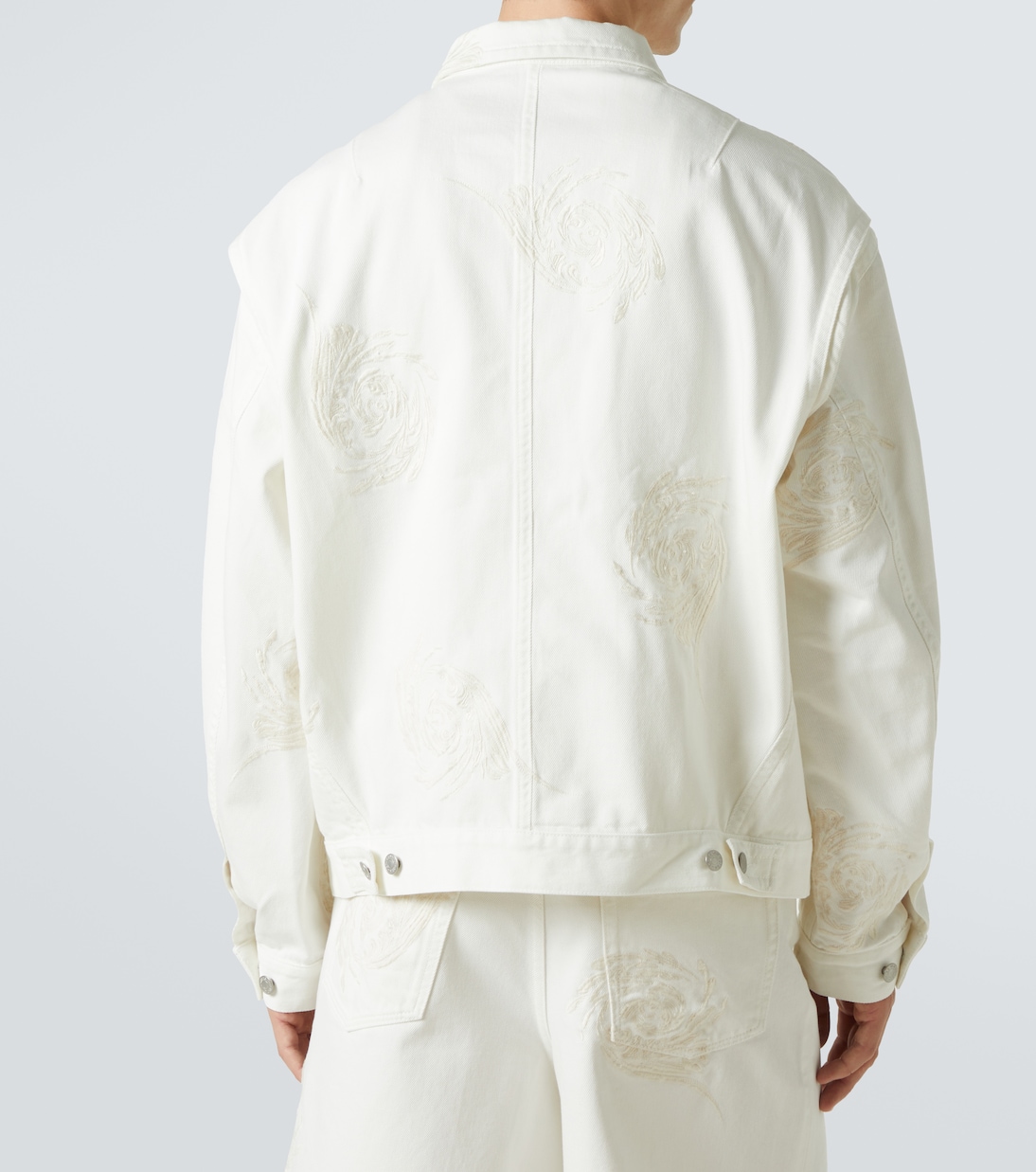 Bestickte Jacke aus Denim | Dries Van Noten