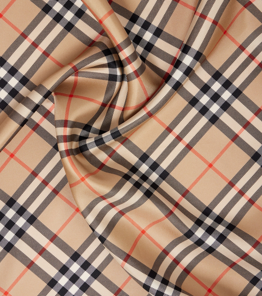 Sciarpa Burberry Check in twill di seta | Burberry
