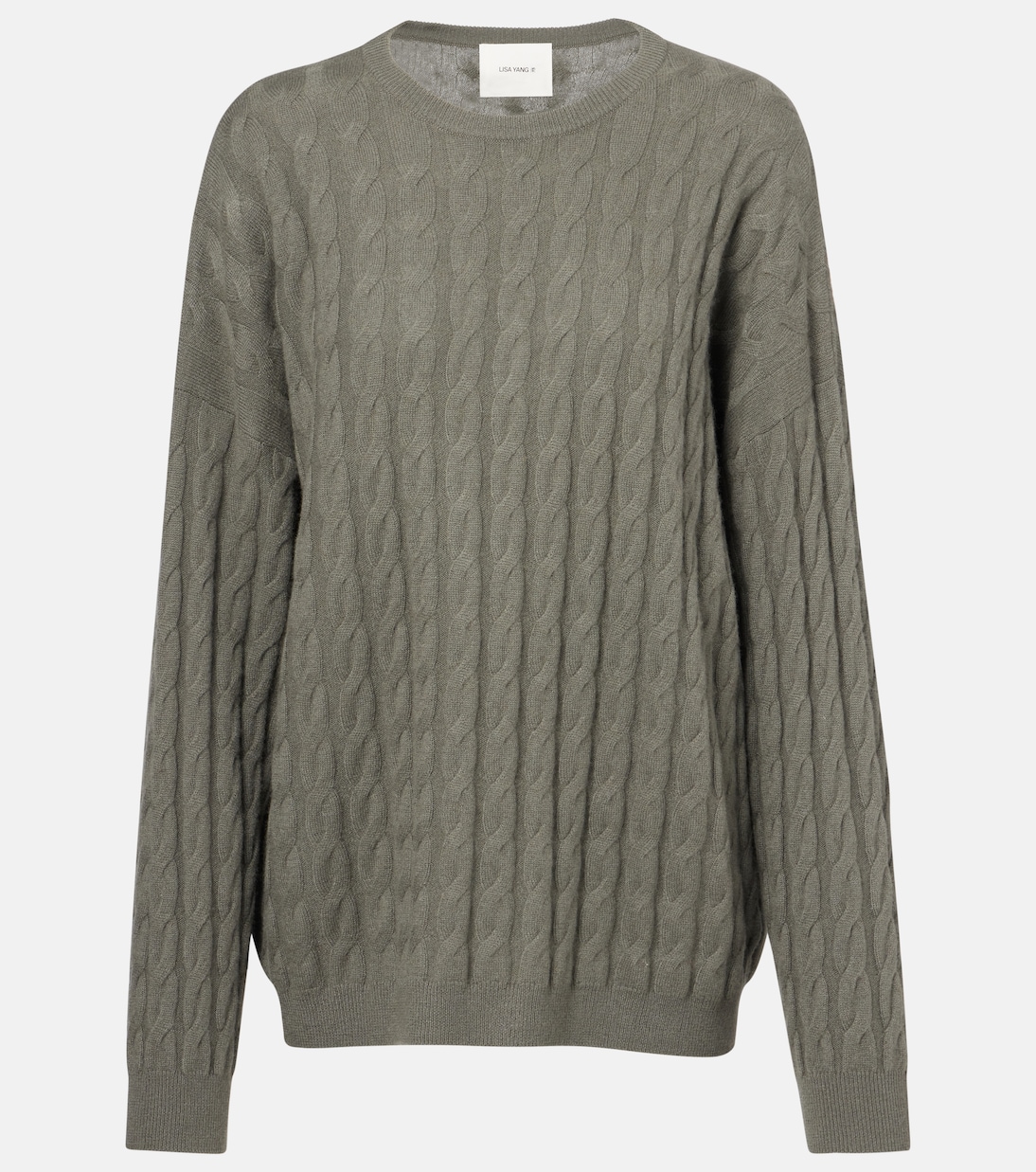 Pullover in cashmere a trecce | Lisa Yang