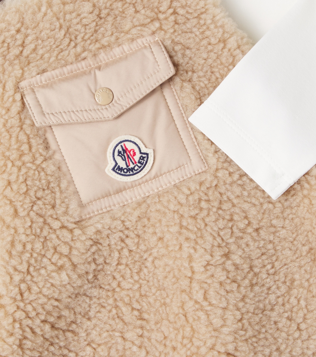 Set de peto y camiseta de forro polar | Moncler Enfant