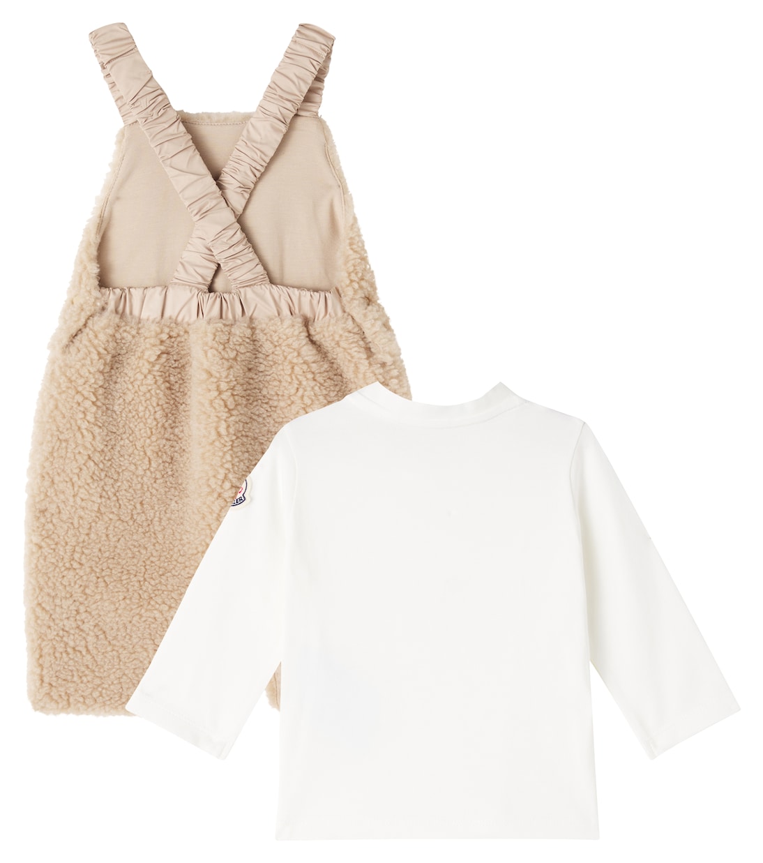 Set de peto y camiseta de forro polar | Moncler Enfant