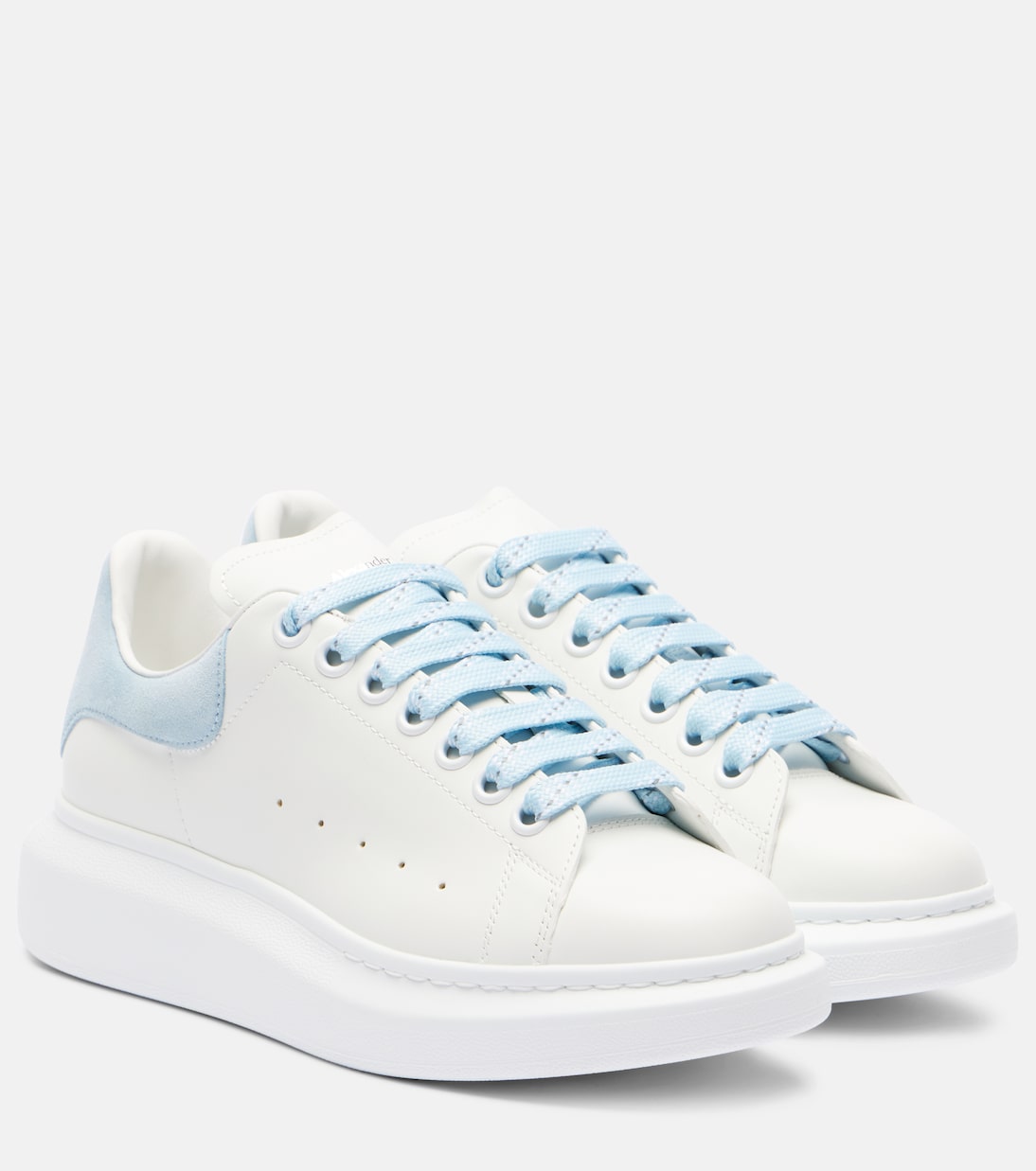 Oversized leather sneakers | McQueen