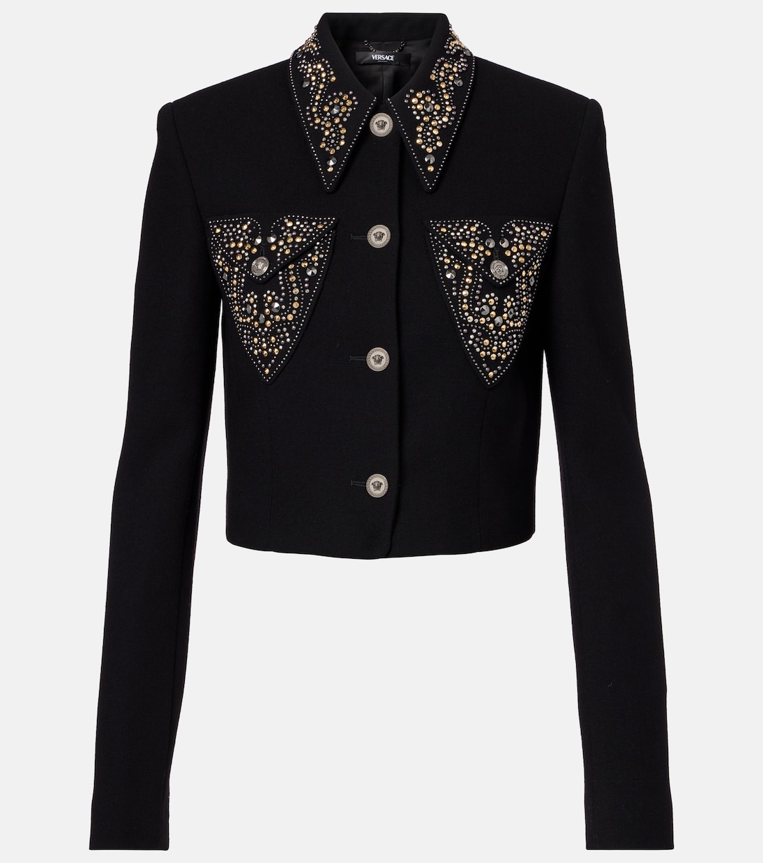 Verzierte Jacke aus einem Wollgemisch | Versace