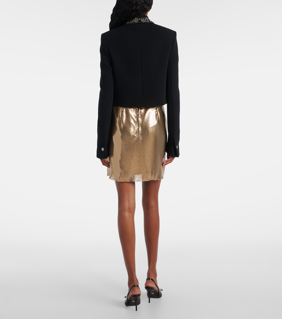 Verzierte Jacke aus einem Wollgemisch | Versace