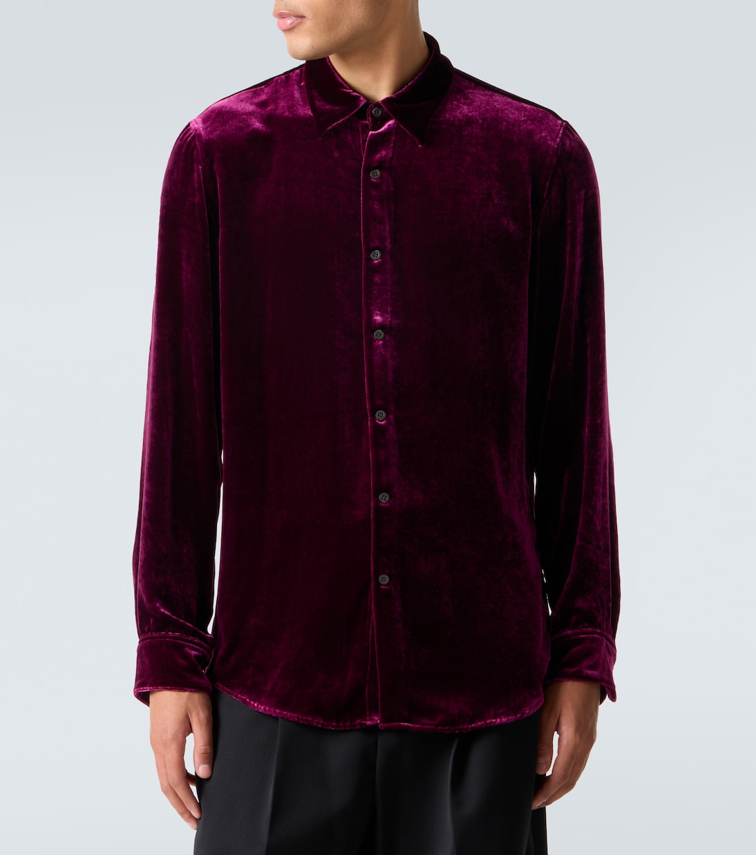 Velvet shirt | Dries Van Noten