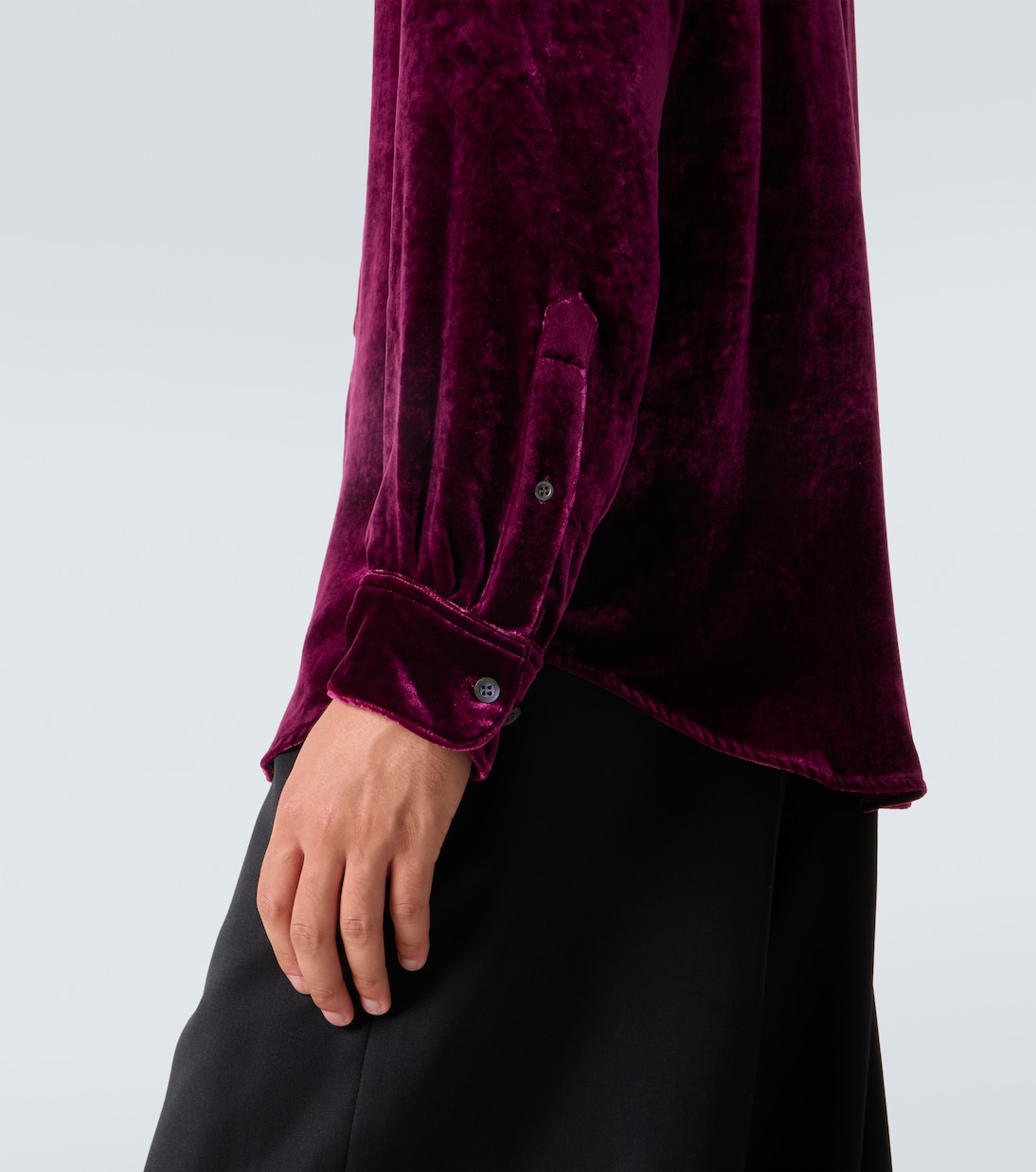 Velvet shirt | Dries Van Noten