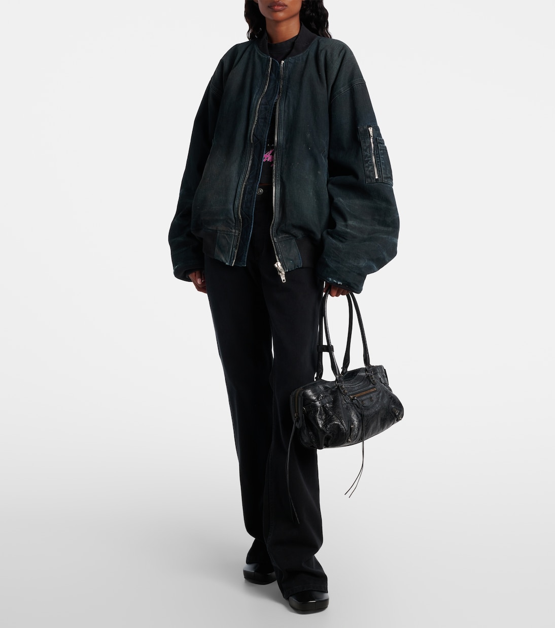 Sac Le City Medium en cuir | Balenciaga