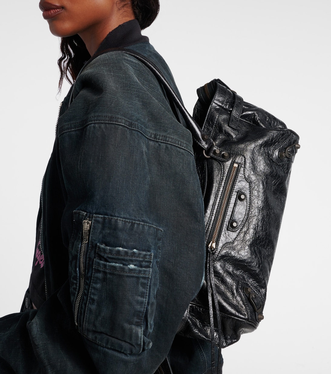 Sac Le City Medium en cuir | Balenciaga