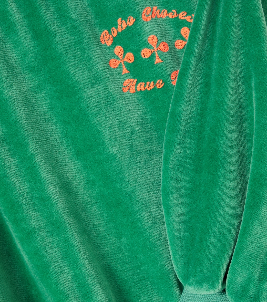 Sweatshirt Have Fun aus Baumwollsamt  | Bobo Choses