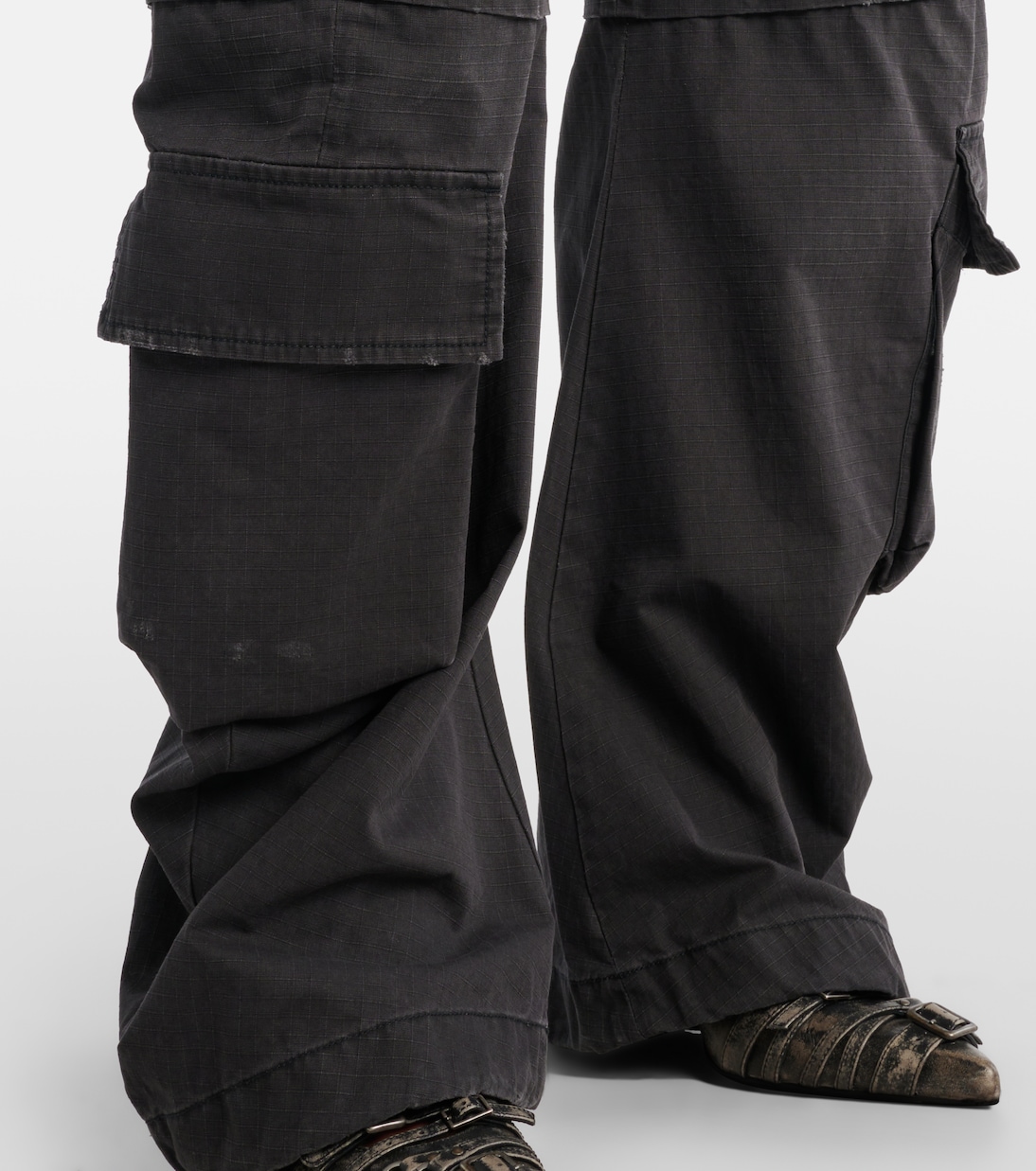 Cotton barrel-leg cargo pants | Acne Studios