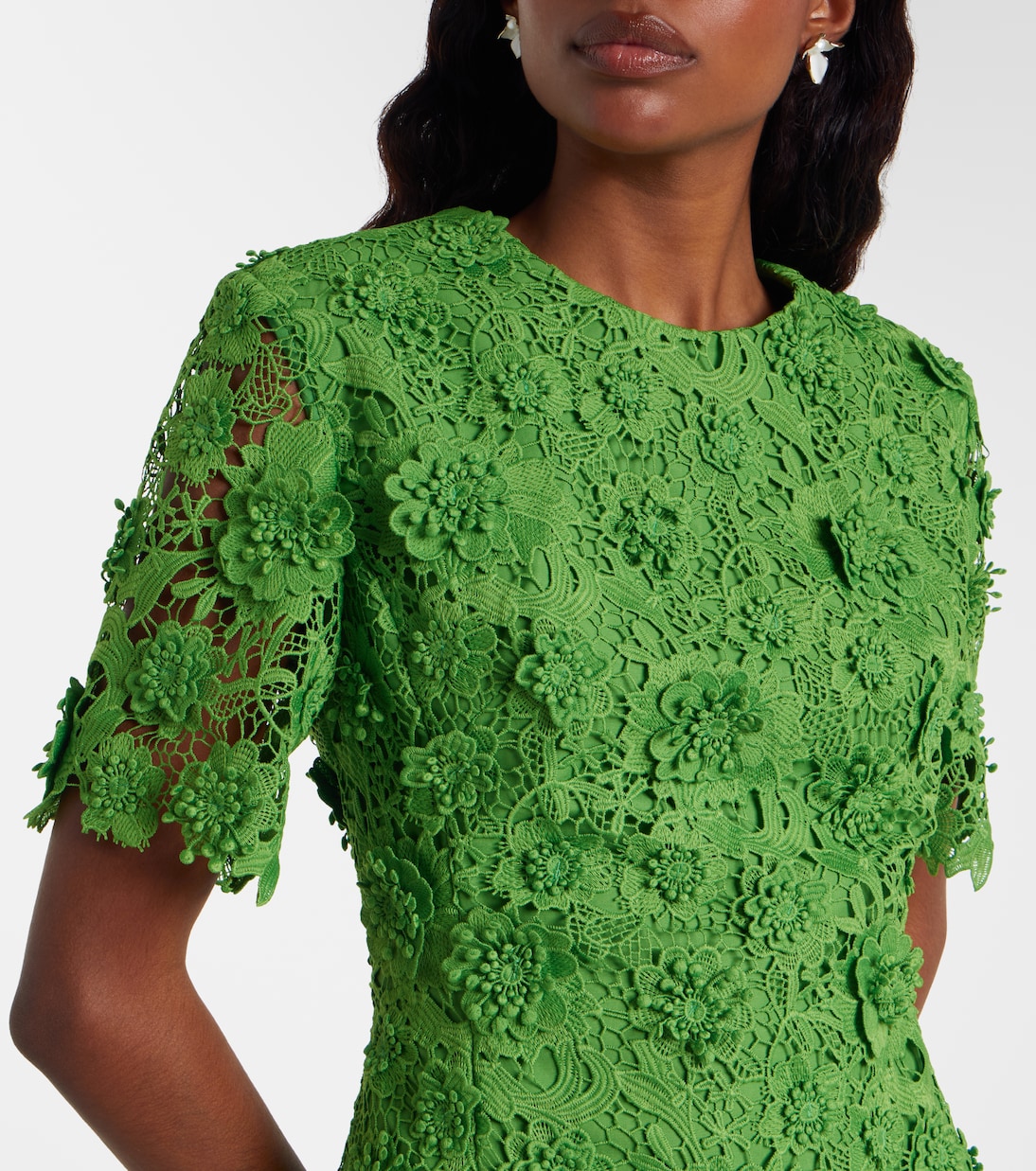 Caroline lace midi dress | Leo Lin
