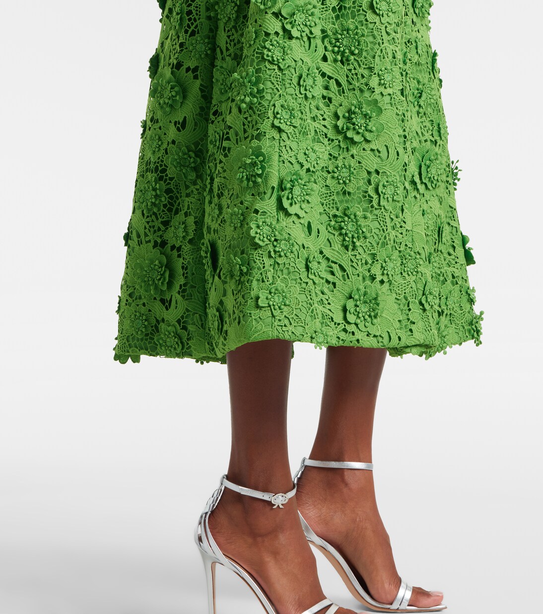 Caroline lace midi dress | Leo Lin