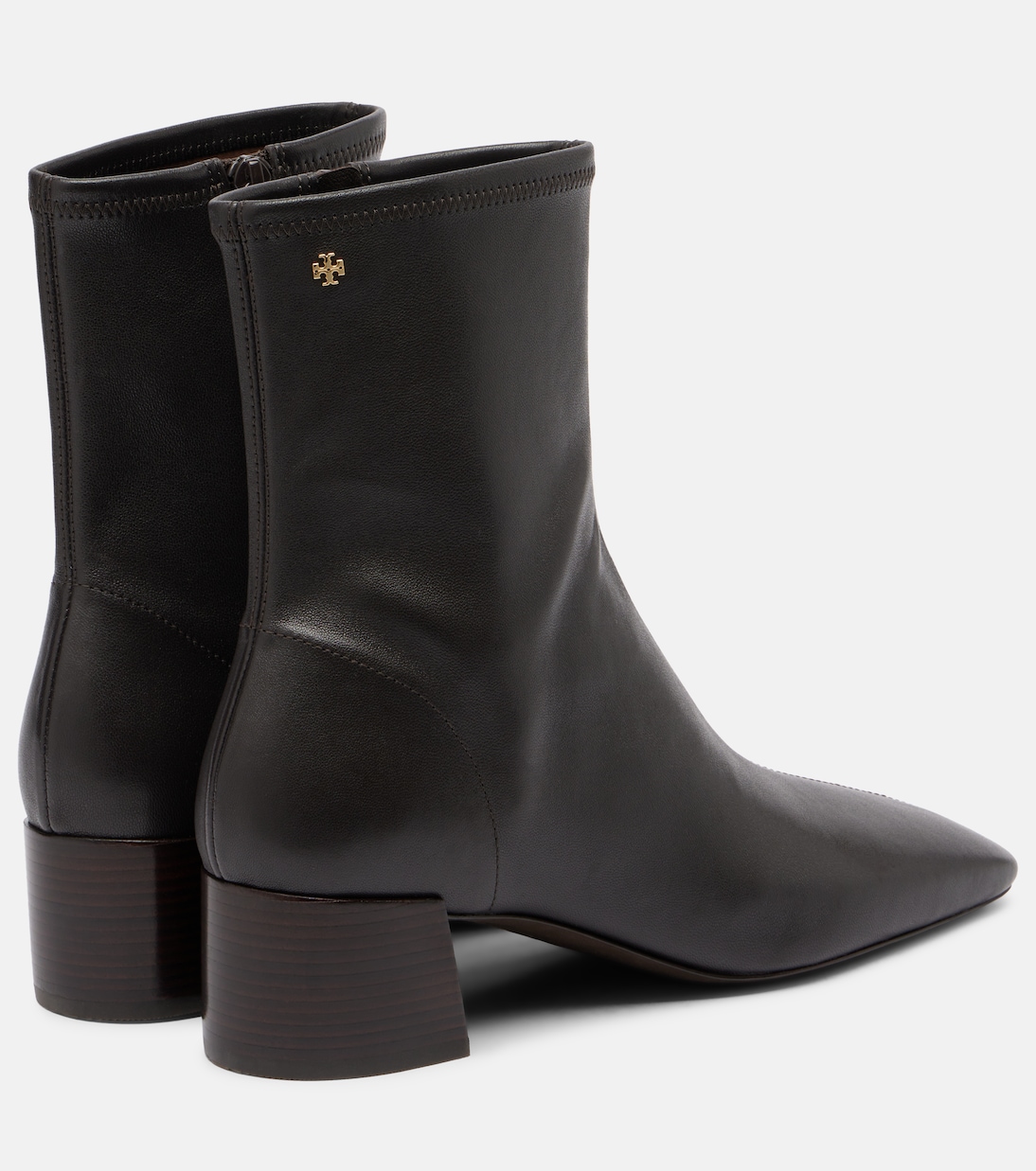 Ankle Boots Stretch aus Leder | Tory Burch