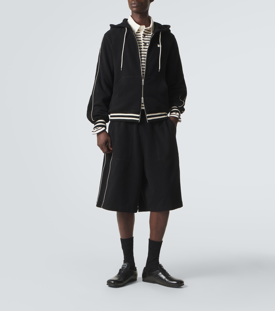 Prince cotton-blend terry hoodie | Wales Bonner