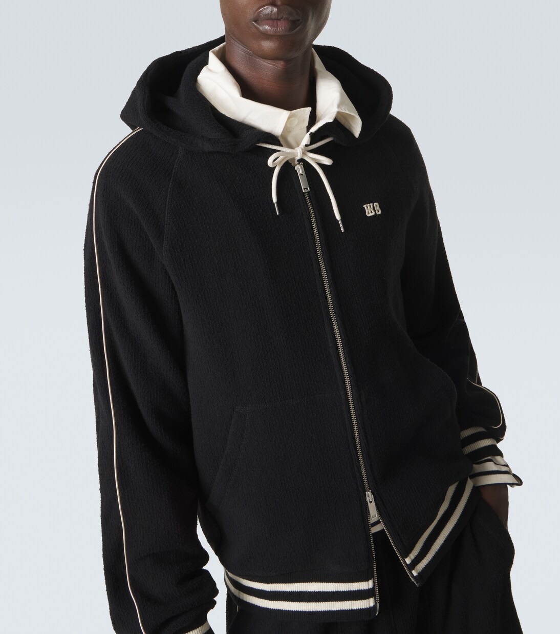 Prince cotton-blend terry hoodie | Wales Bonner