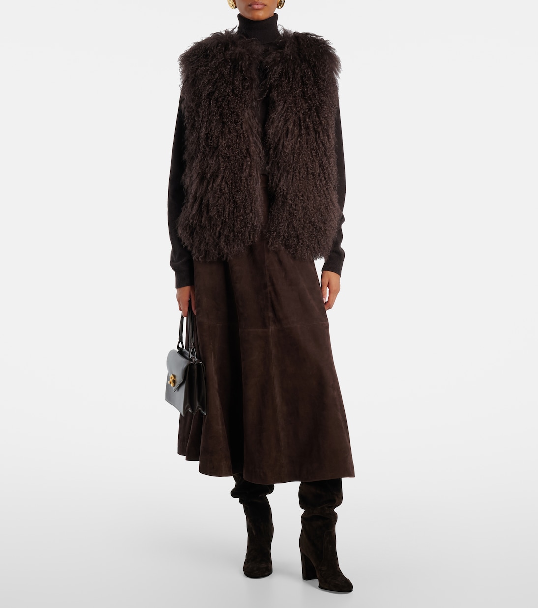 Shearling vest | Yves Salomon