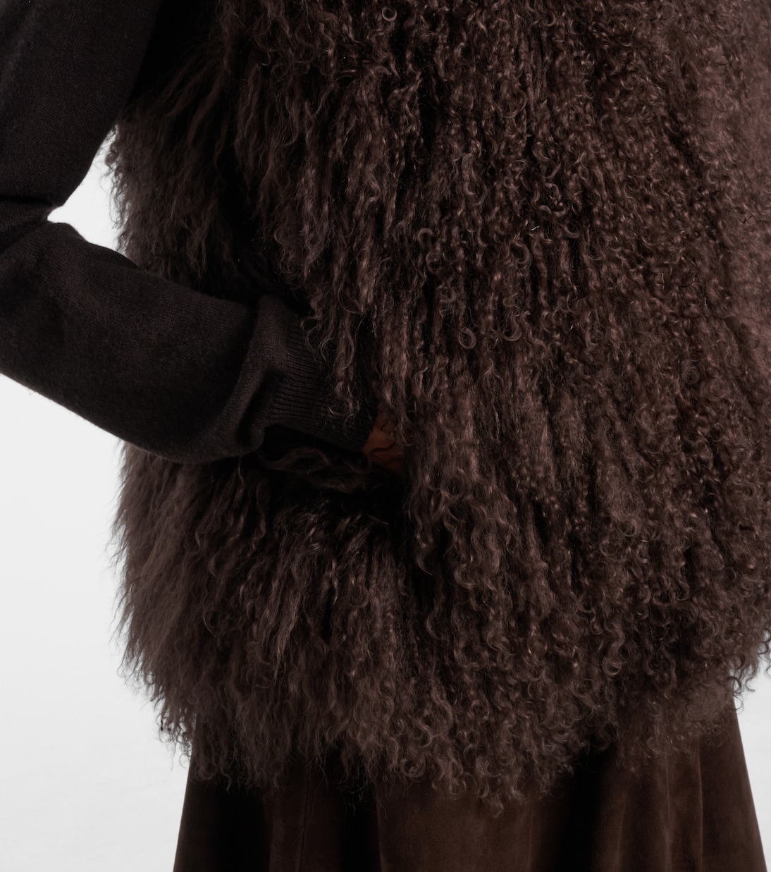 Shearling vest | Yves Salomon