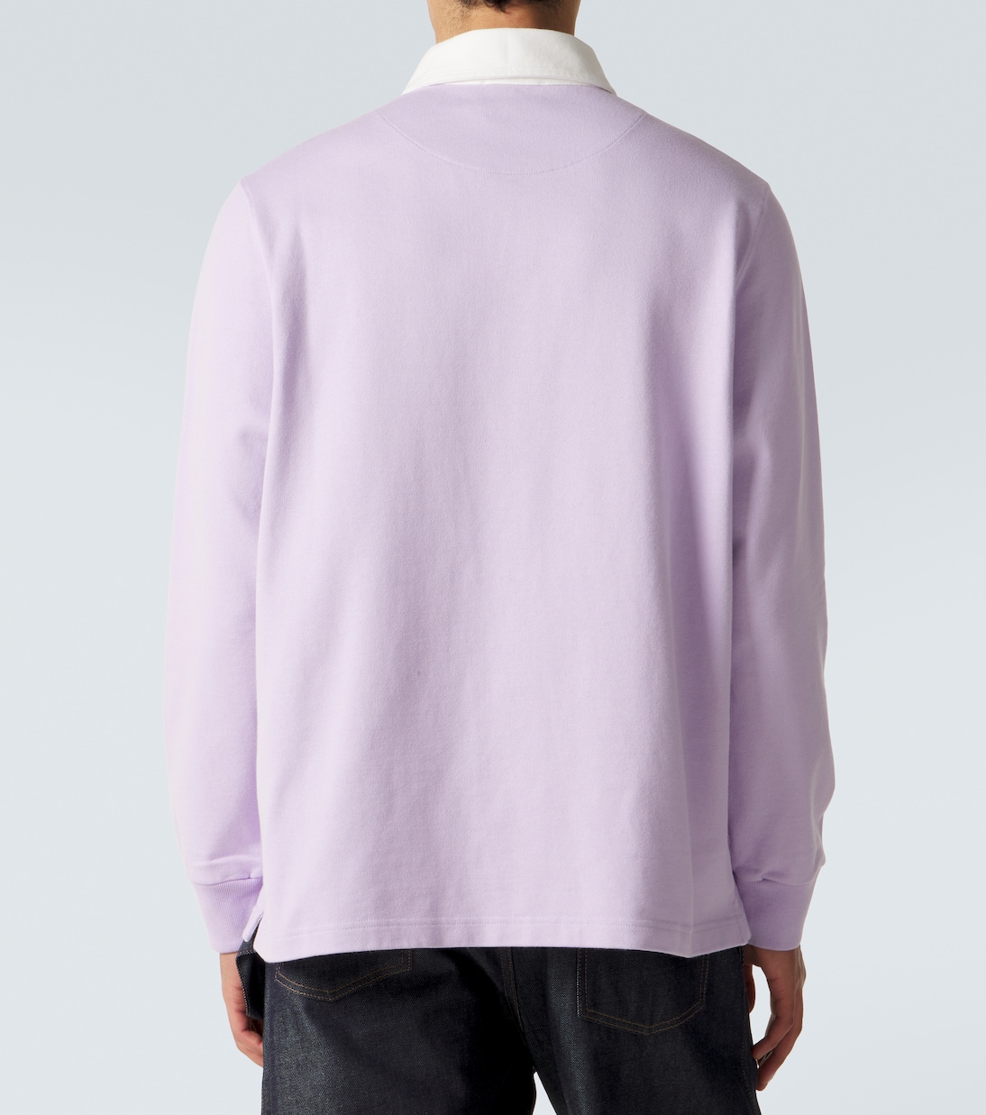 Embroidered cotton jersey polo shirt | JW Anderson