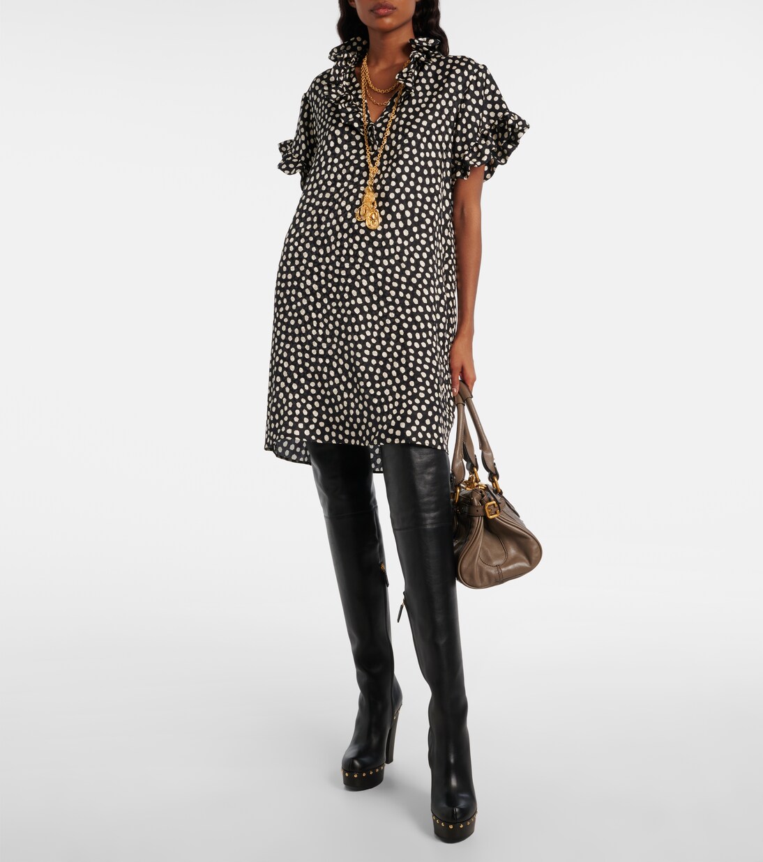 Schultertasche Paddington Large aus Leder | Chloé