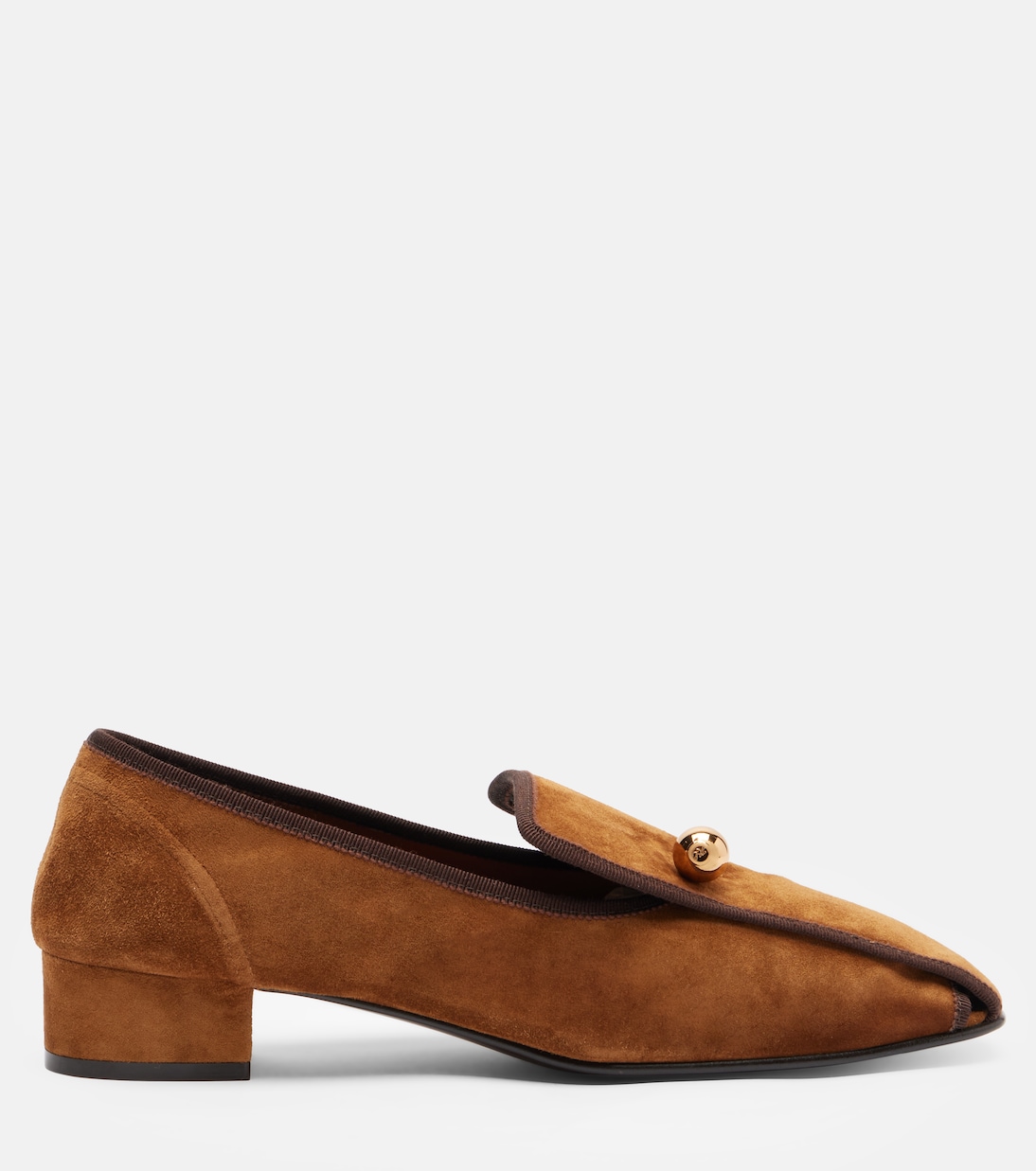 Showtime 30 suede loafer pumps | Herbert Levine