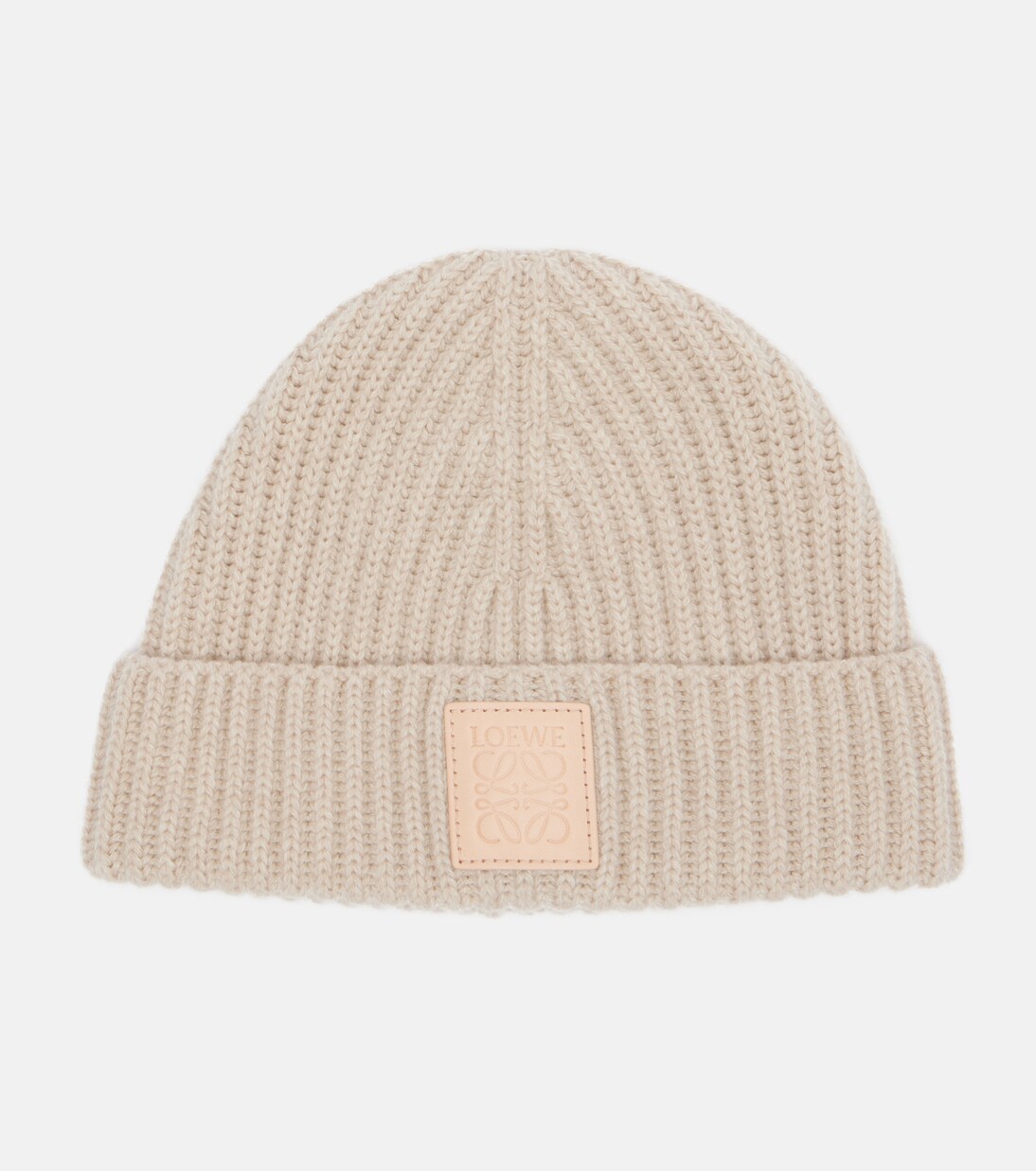 Anagram ribbed-knit cashmere beanie | Loewe