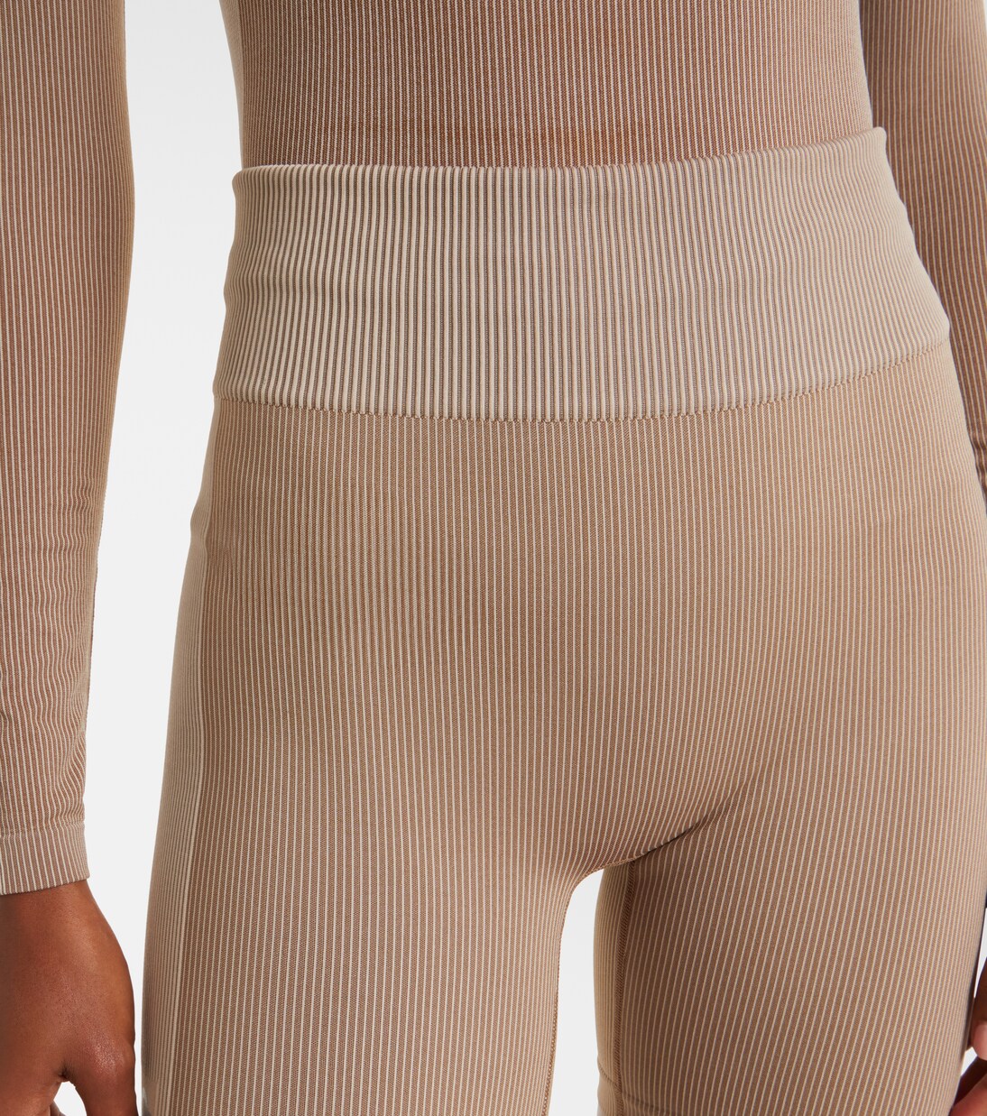 x On shorts ciclistas acanalados a rayas | Loewe
