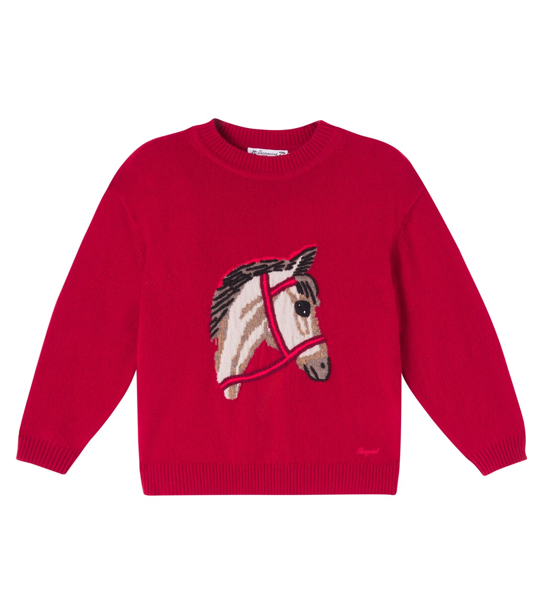 Jason cashmere jacquard sweater | Bonpoint