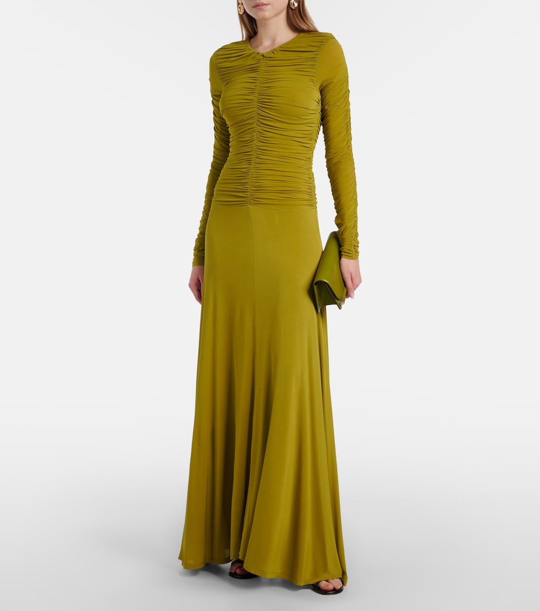 Eira gathered maxi dress | Tove