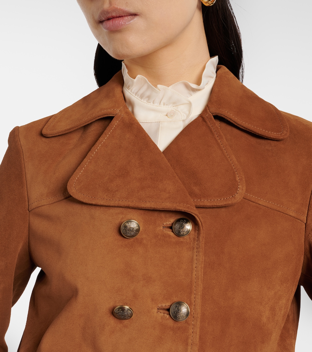 Cassidy cropped suede jacket | Nili Lotan